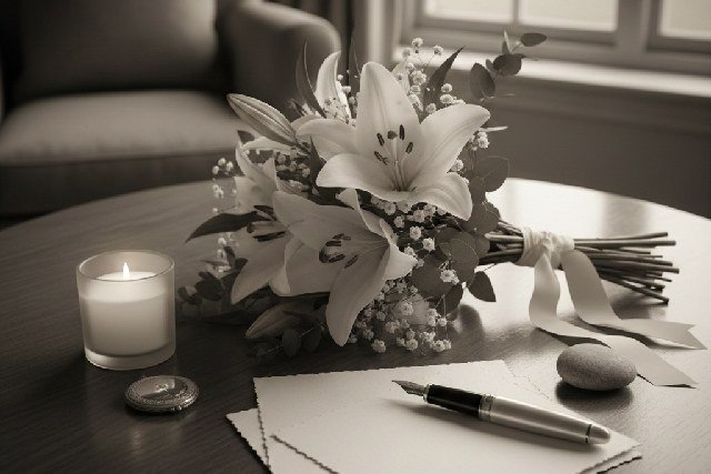 remerciement après deuil